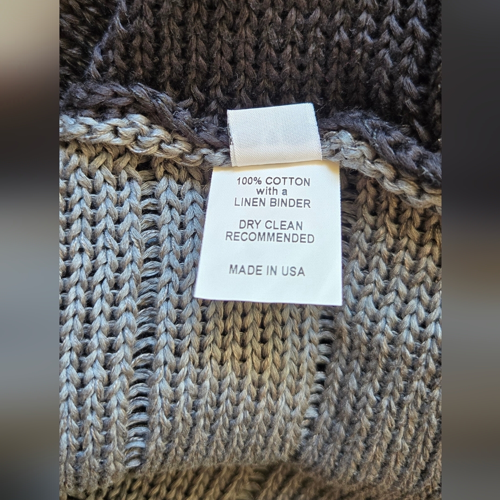 Artisan Patchwork Oversized Sweater - Black, Gray… - image 8